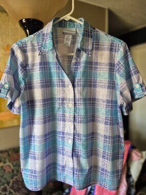 Alfred Dunner Summer Top,Petite M,New